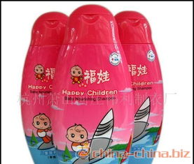 婴童用品福娃58021儿童草莓洗发露180ml
